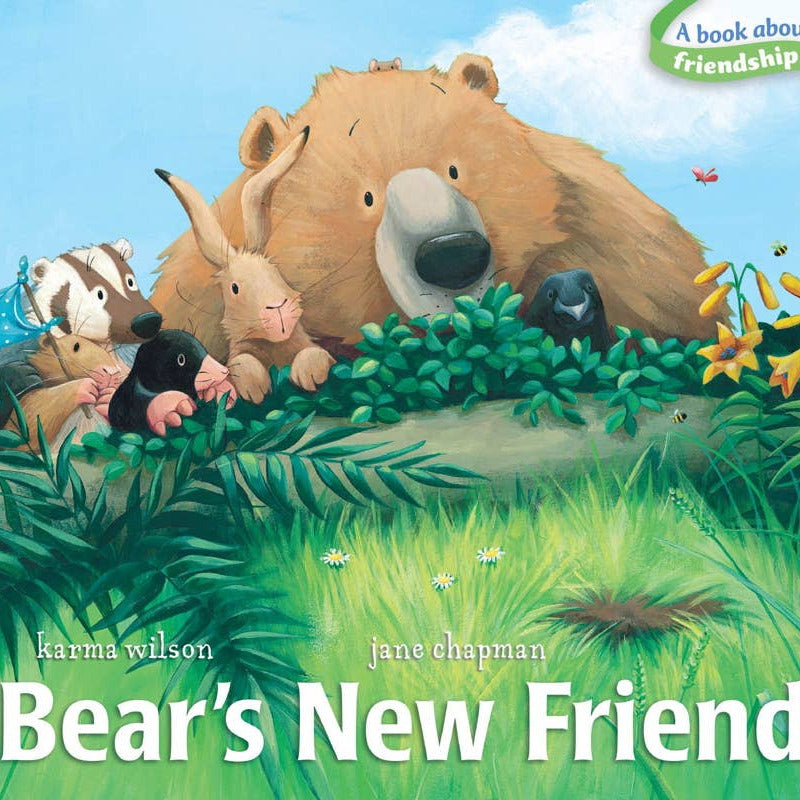 Bear's New Friend Board Book - Baby Dill