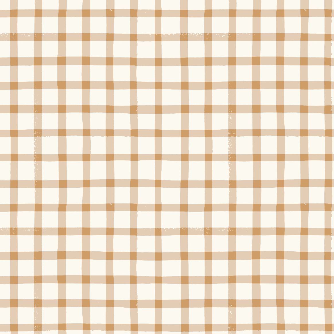 Honeycomb Goods - Caramel Gingham Zip Pajamas - Baby Dill