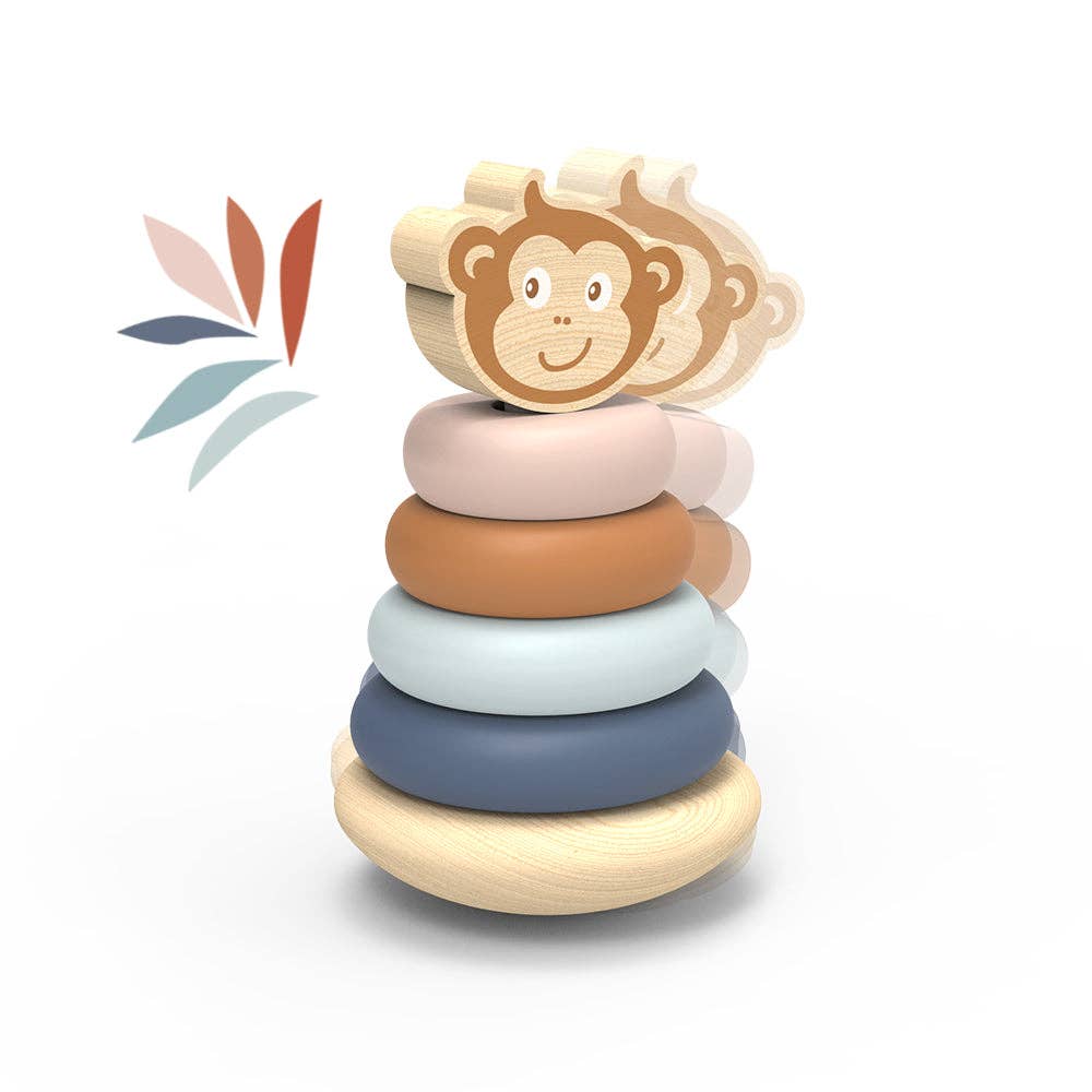 Roly Poly Wood Stacker Toy