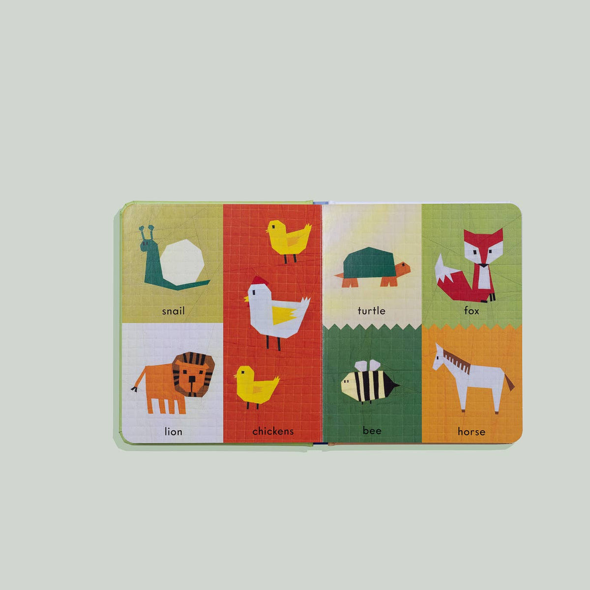 First Words with Cute Quilted Friends (Baby Board Book) - Baby Dill