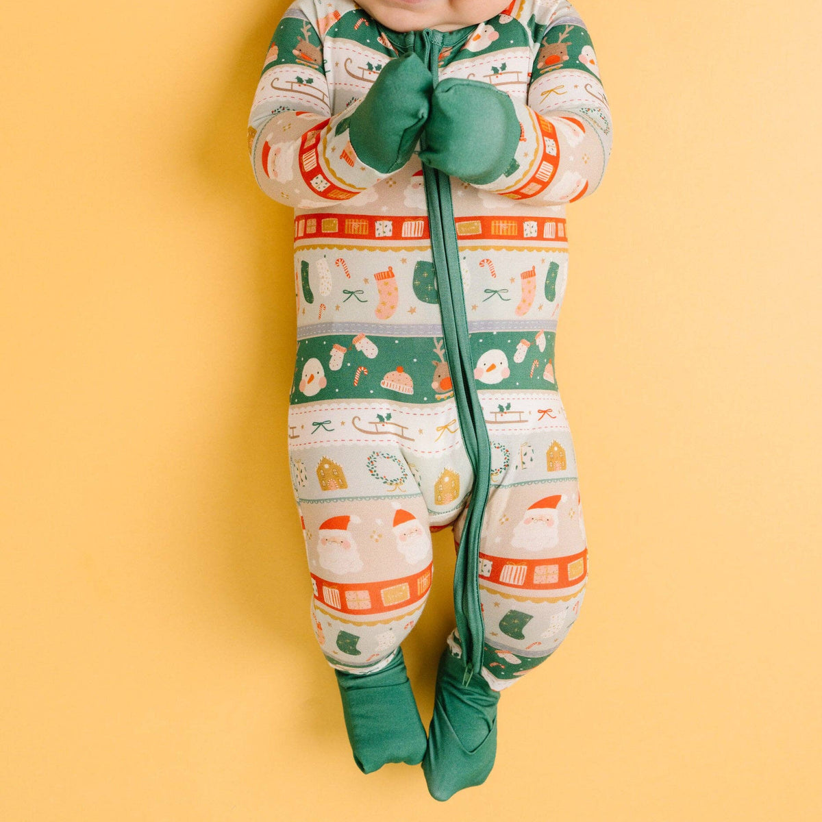 Merry Little Christmas Double Zip Bamboo Sleeper