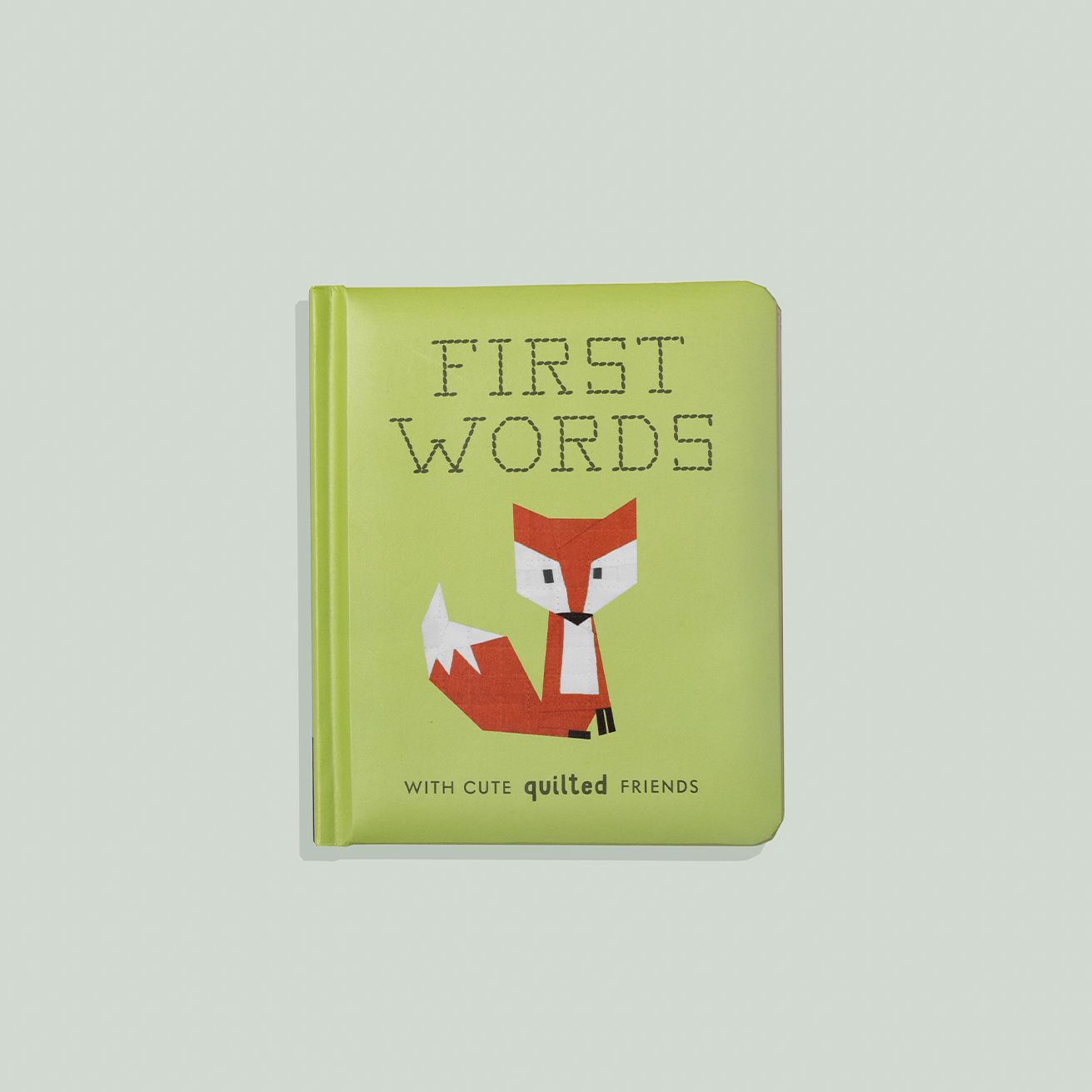 First Words with Cute Quilted Friends (Baby Board Book) - Baby Dill