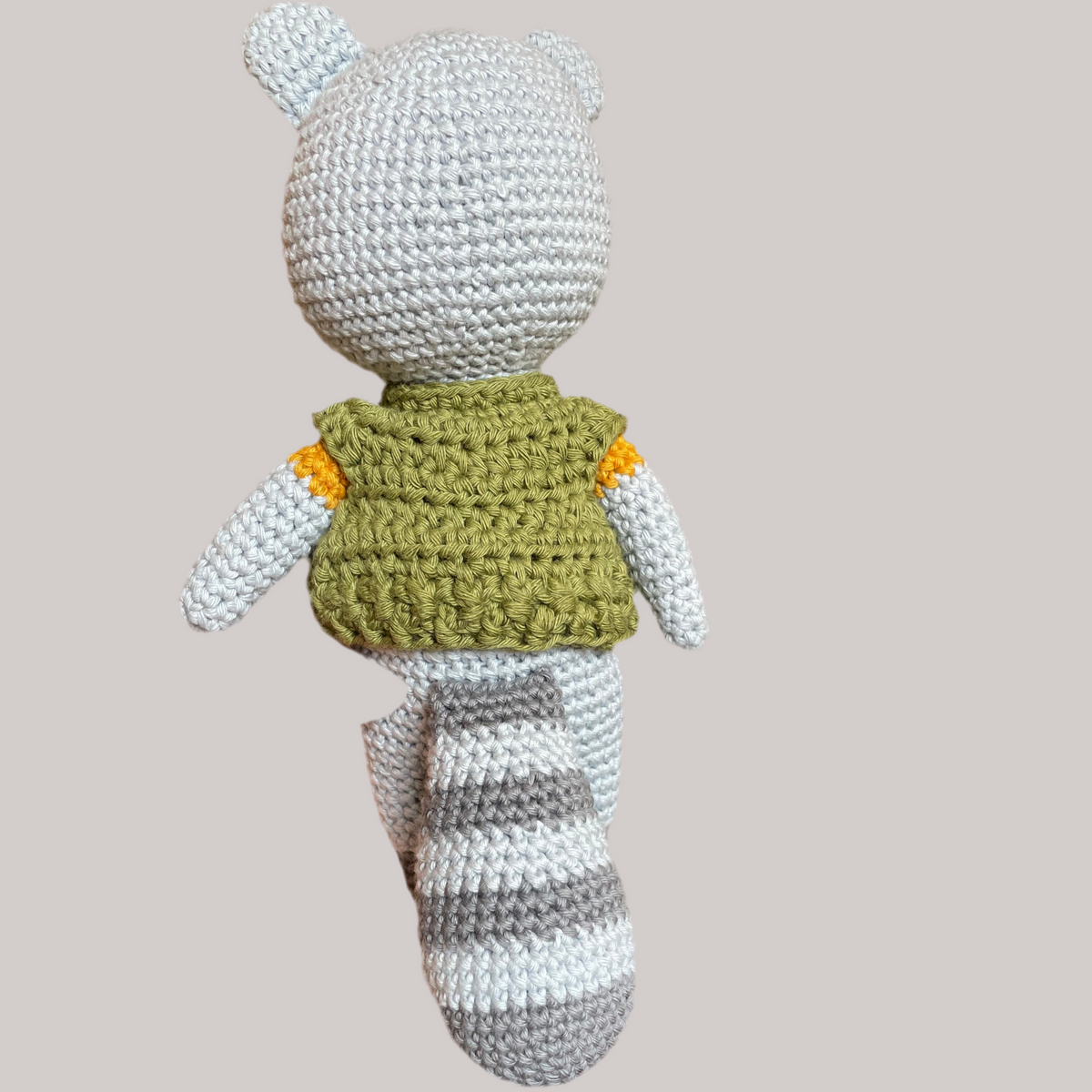 Handmade Crochet Raccoon