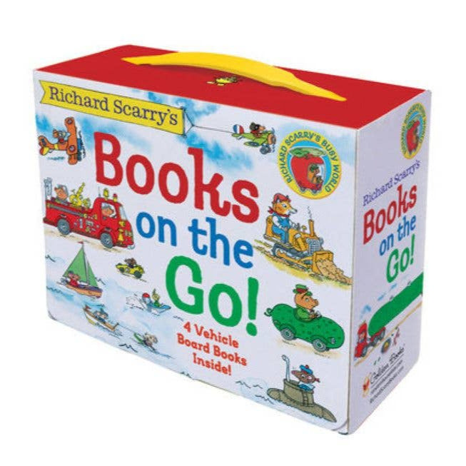 Richard Scarry's Books On The Go Board Set - Baby Dill