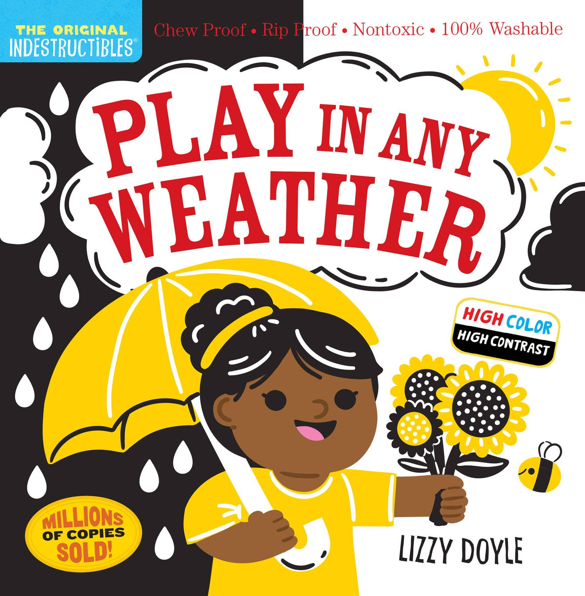 Indestructibles: Play in Any Weather High Contrast - Baby Dill