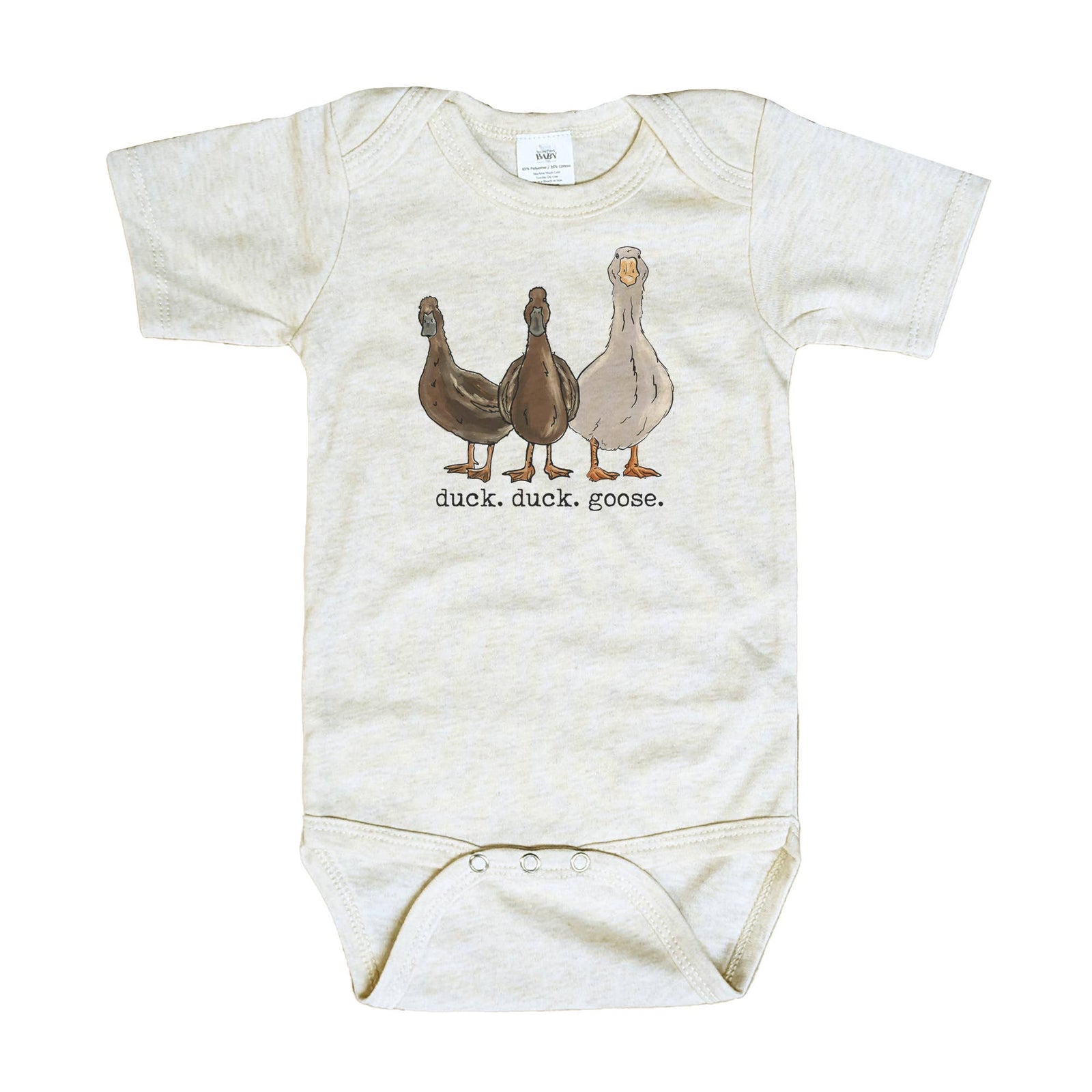 Barefoot Baby - Duck Duck Goose Farm girl Animal Country Baby boy Clothing - Baby Dill