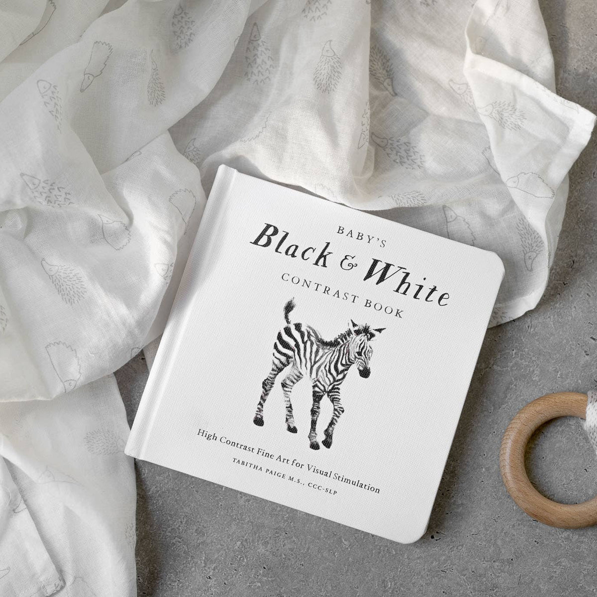Black &amp; White Contrast Book for Baby - Baby Dill