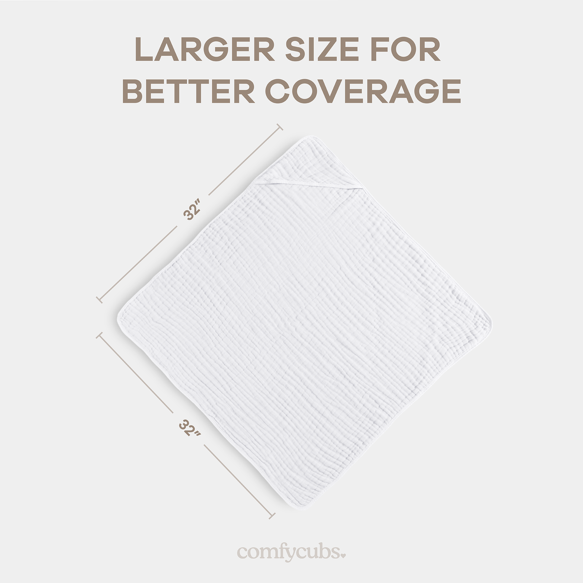 Baby Hooded Towels 6 Layer Muslin Cotton Towel for Kids
