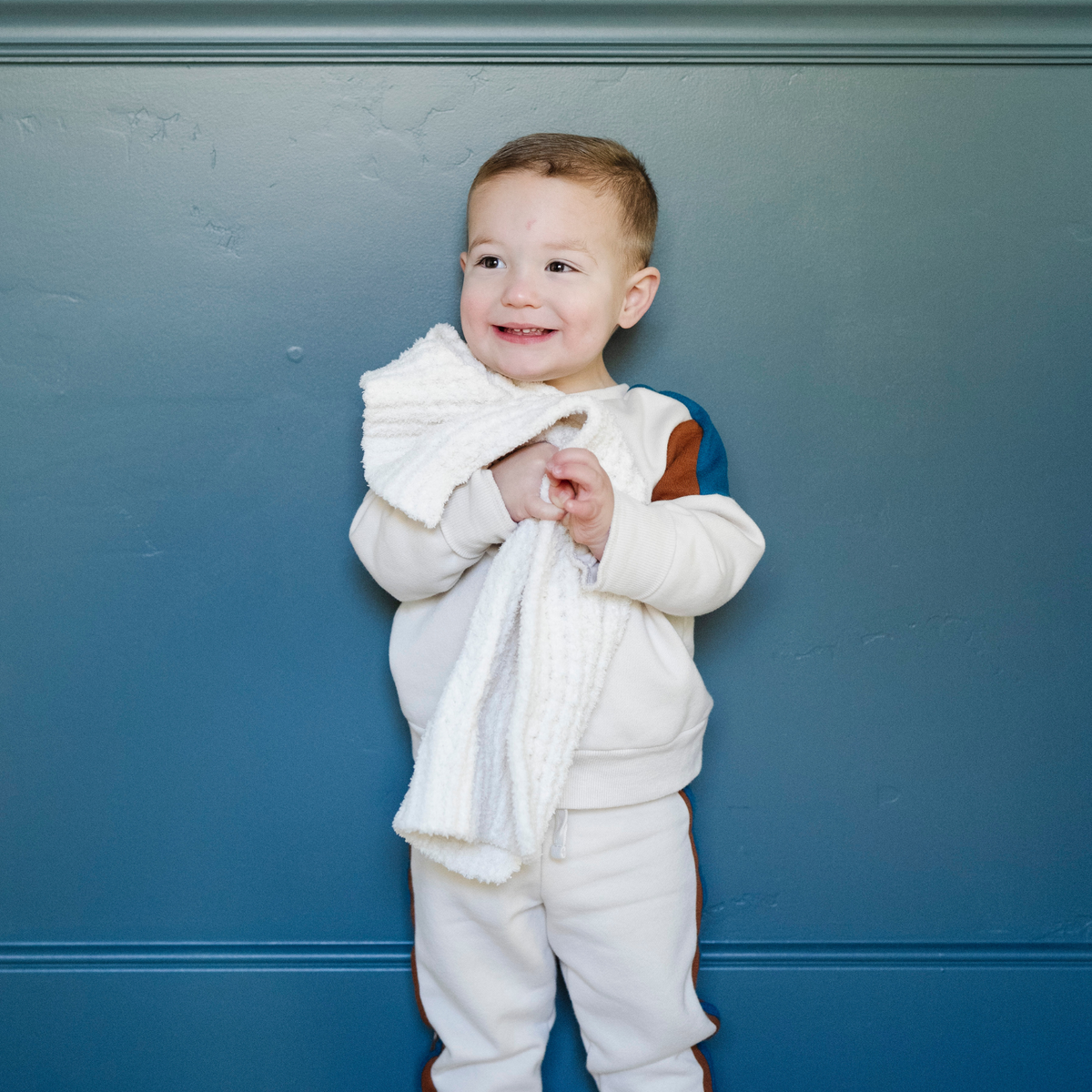 Saranoni - WAFFLE KNIT MINI BLANKETS - Baby Dill