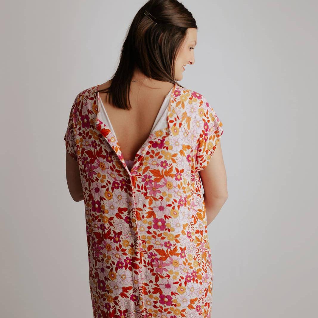 Maternity Mommy Labor and Delivery/ Nursing Gown