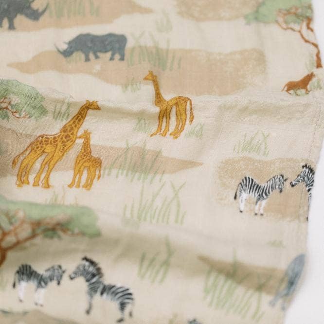 Bamboo Muslin Rayon Swaddle - Baby Dill
