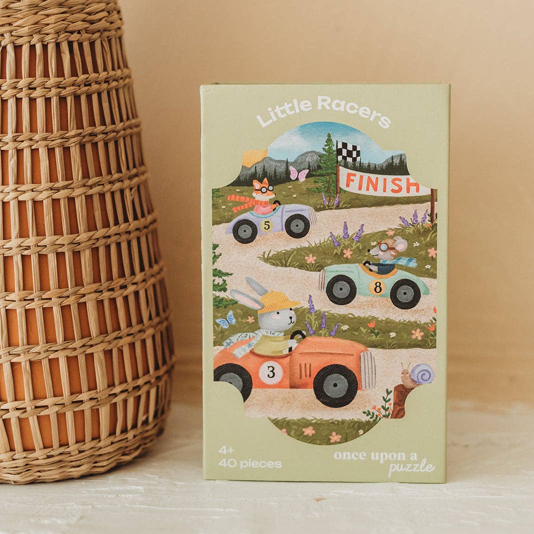 Little Racers 40 Piece Mini Jigsaw Puzzle