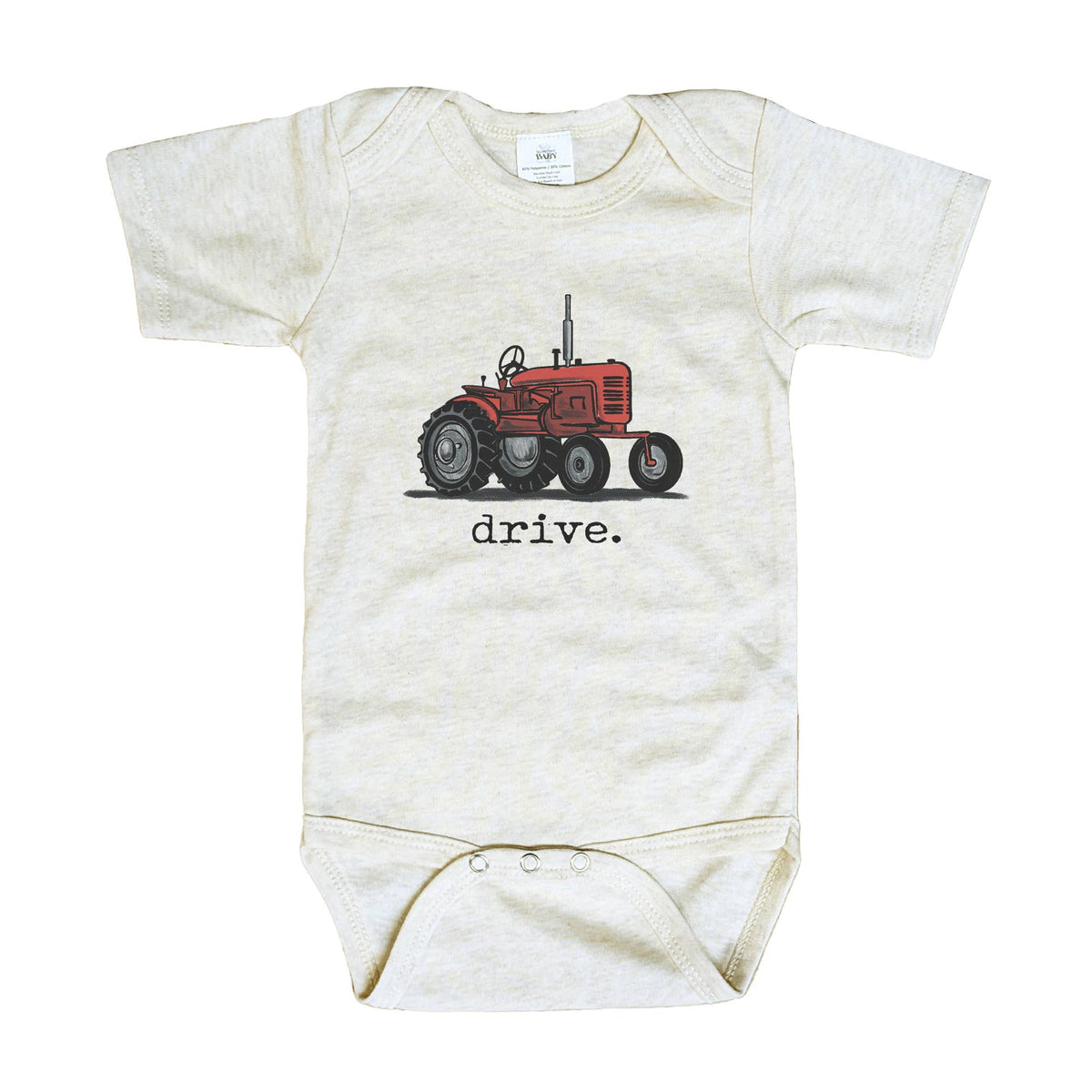 Barefoot Baby - Drive Tractor Country Western Farm Baby Boy Summer Clothes - Baby Dill