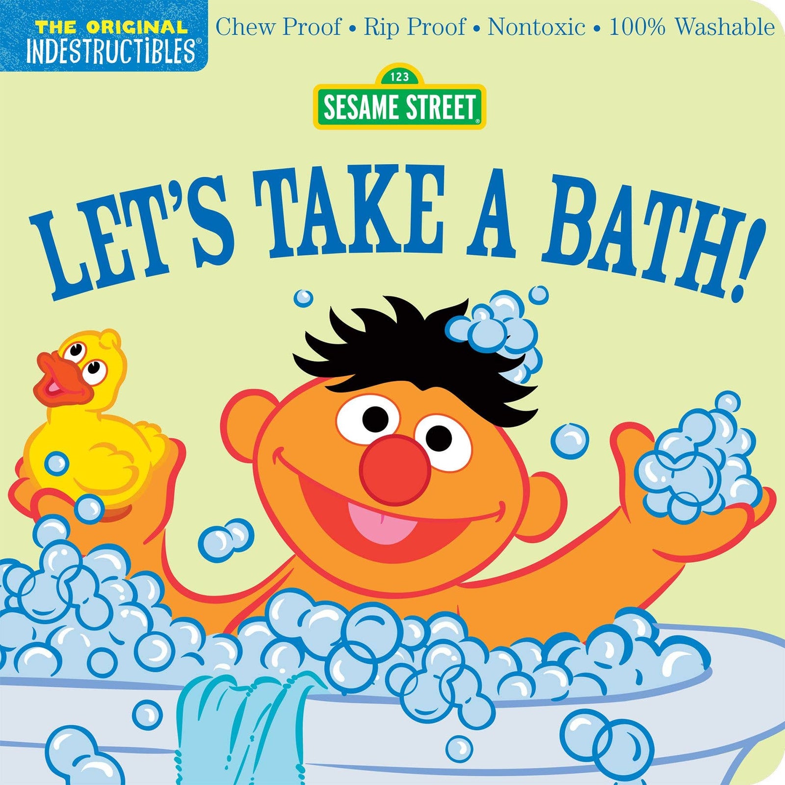 Indestructibles: Sesame Street: Let's Take a Bath! - Baby Dill