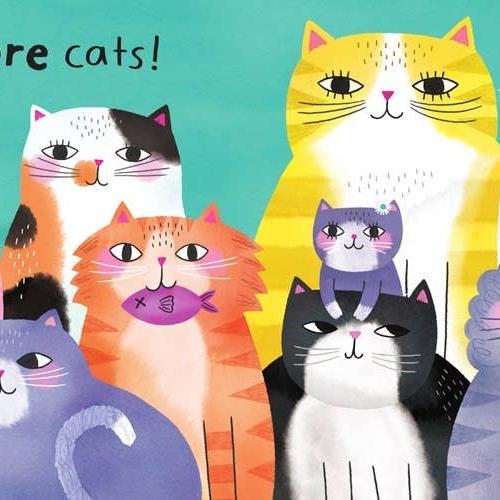 Hi, Cat. Bye, Cat Board Book - Baby Dill