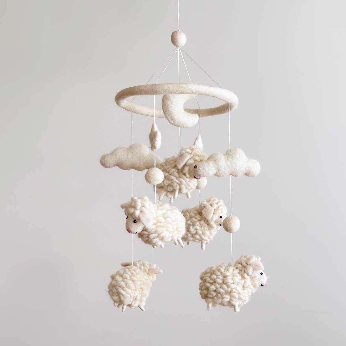 Sheep Baby Crib Mobile