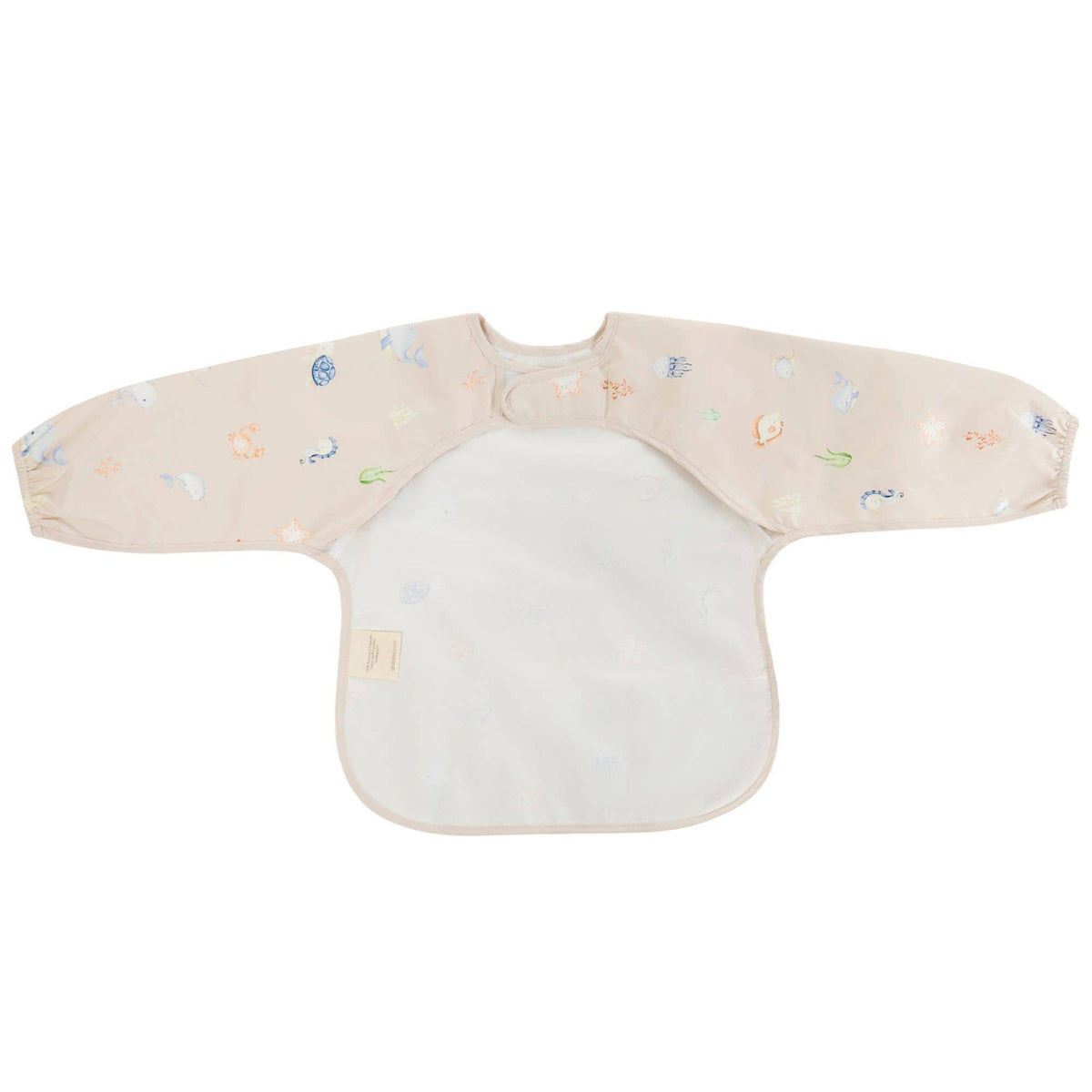 Ali+Oli - Smock Bib for Baby & Toddler Long Sleeve (Undersea) - Baby Dill