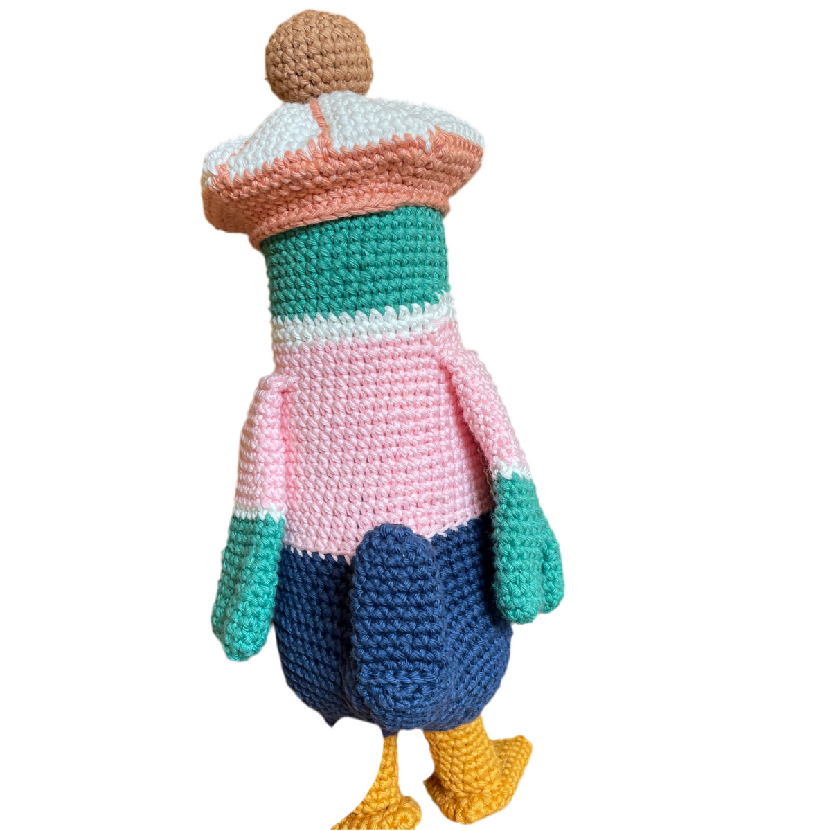 Handmade Crochet Boy Duck