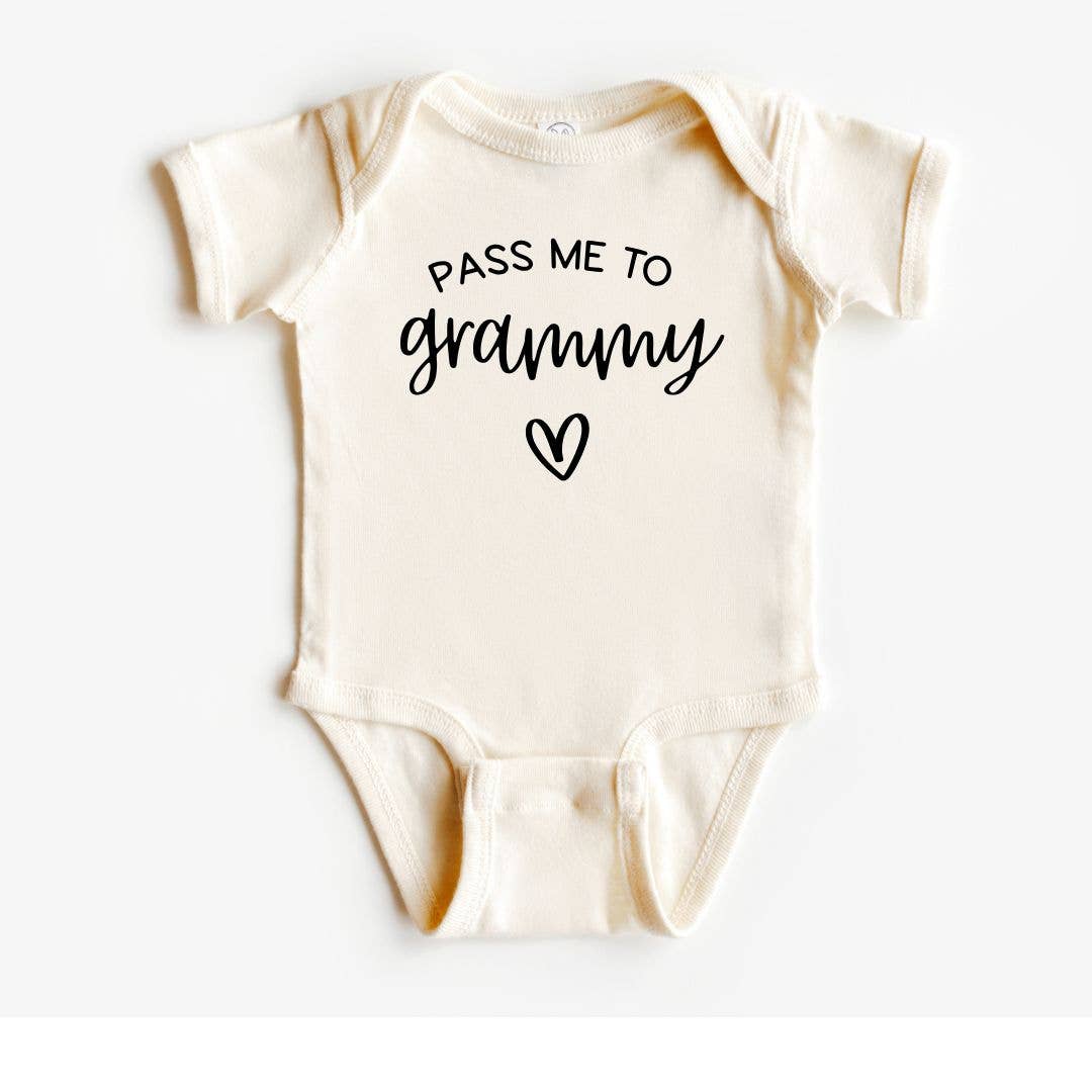 Pass Me to Grammy Onesie - Baby Dill