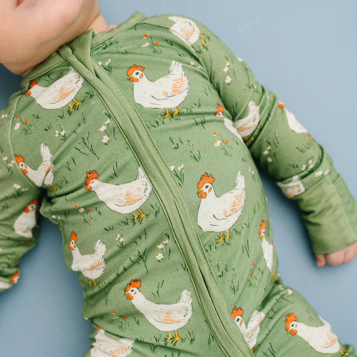 Spring Chicken Double Zip Bamboo Sleeper