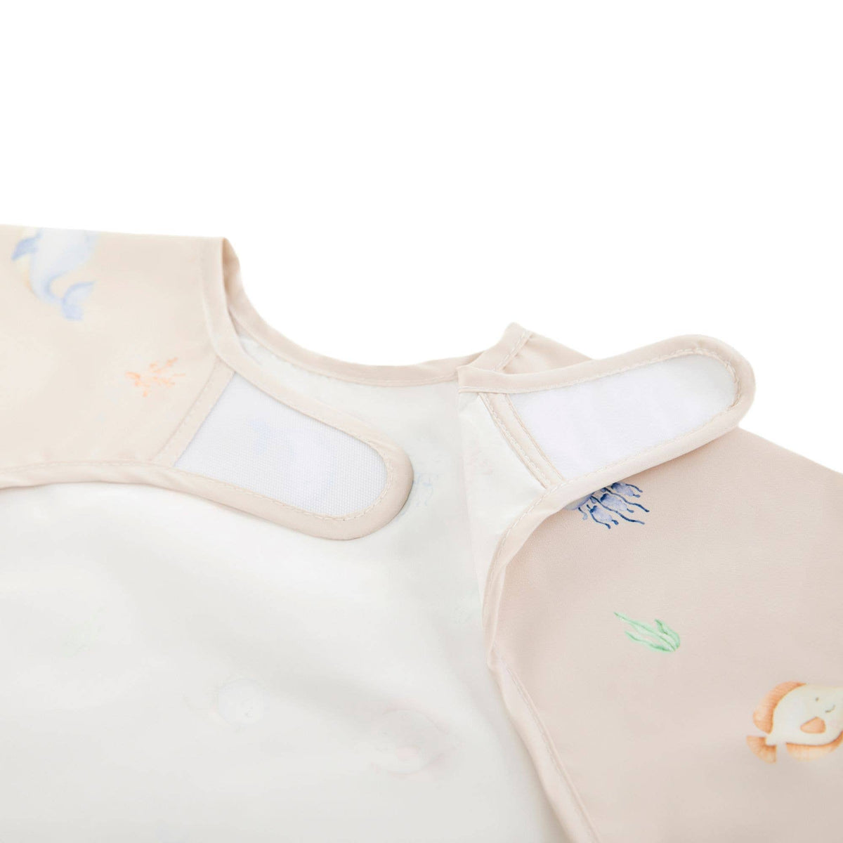 Ali+Oli - Smock Bib for Baby & Toddler Long Sleeve (Undersea) - Baby Dill