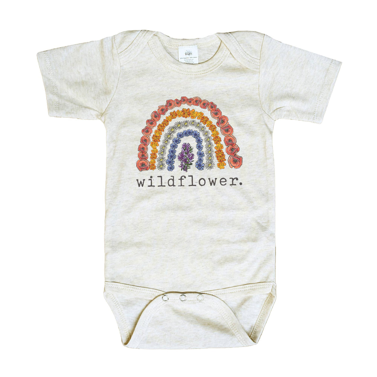 "Wildflower" Baby Girl Onesie