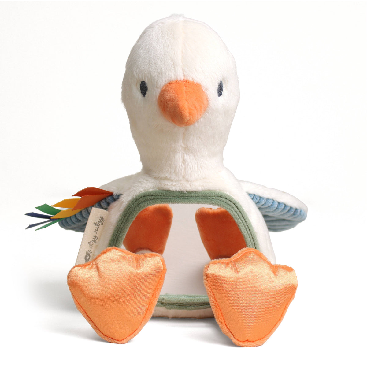 Itzy Ritzy - *NEW* Itzy Bitzy Mirror™ Sensory Tummy Time Mirror - Goose - Baby Dill