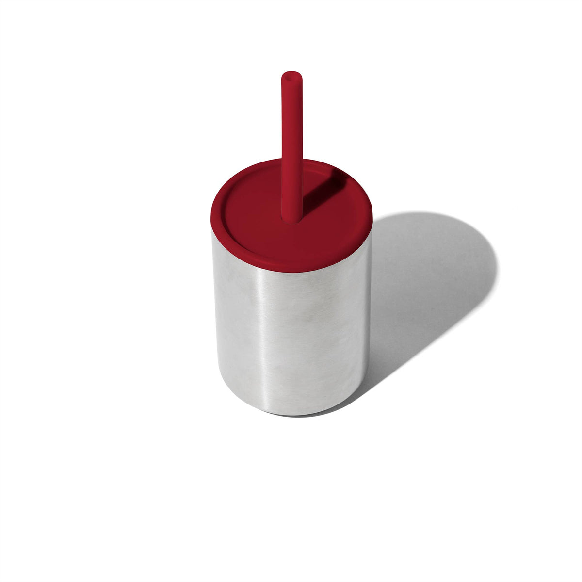 8 oz. Stainless Steel Baby Cup Silicone Straw &amp; Lid