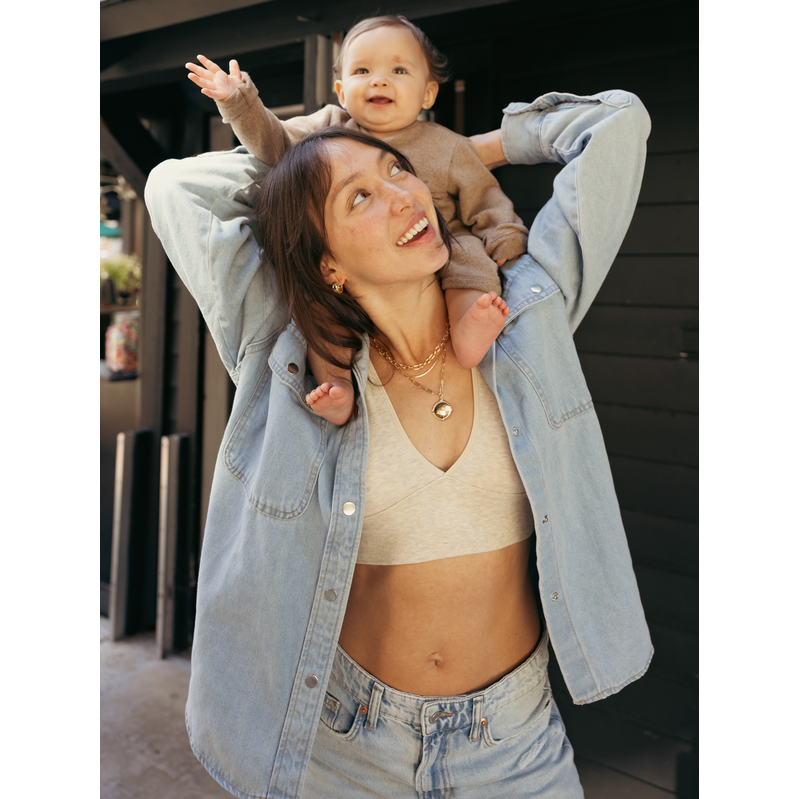 Sublime® Bamboo Maternity &amp; Nursing Plunge Bra