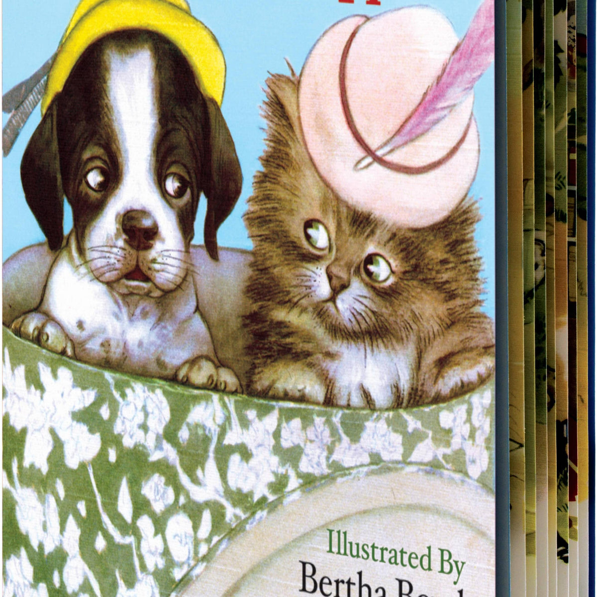 Kittens And Puppies- Children&#39;s Picture Book-Vintage