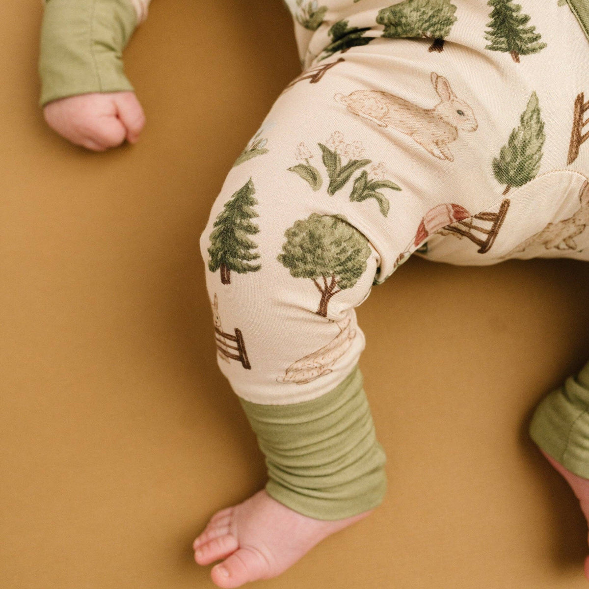 Little One Shop - Woodland Countryside Bamboo Sleeper - Baby Dill