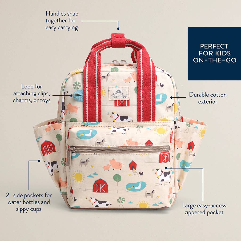 Itzy Ritzy - Itzy Bitzy Backpack - Baby Dill