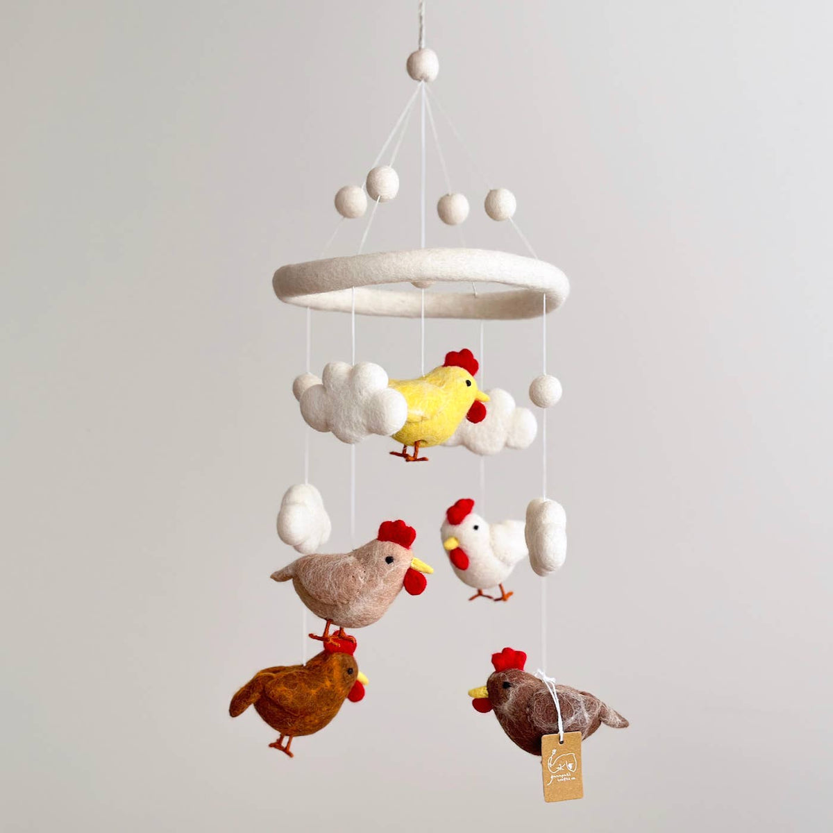 Chicken Baby Crib Mobile