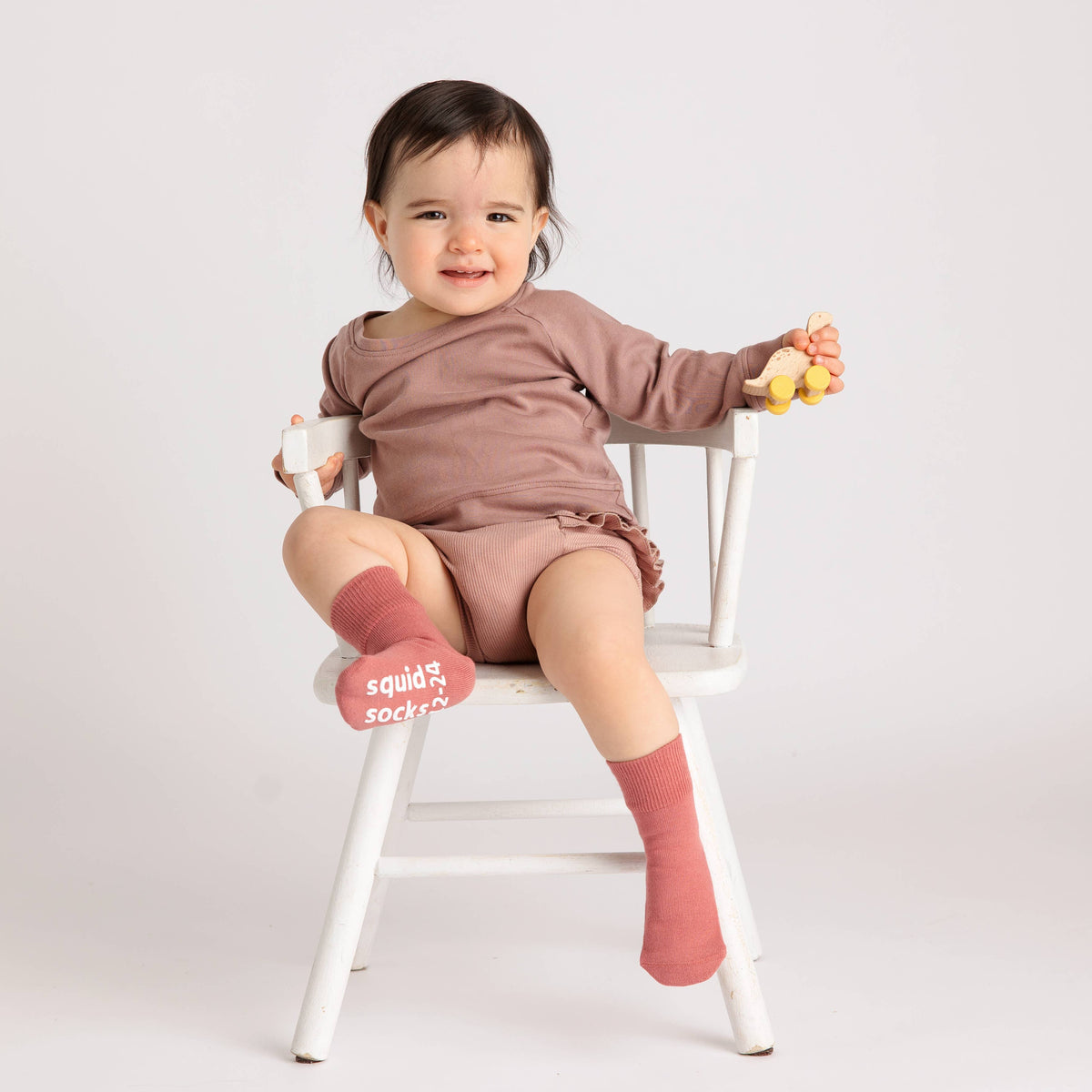 Courtney - Baby Socks with Non-Slip Silicone - Baby Dill