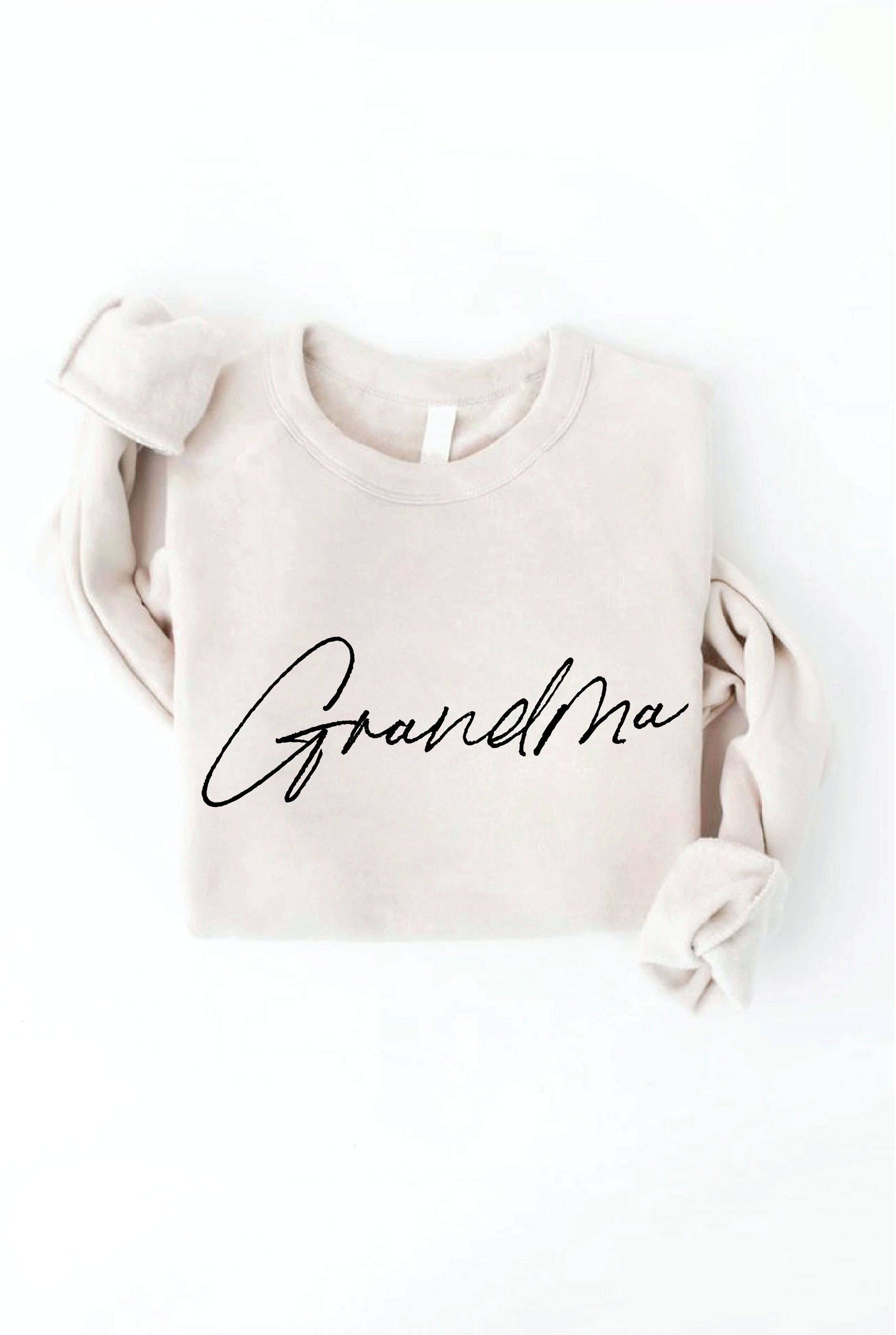 GRANDMA Cozy Sweatshirt - Baby Dill