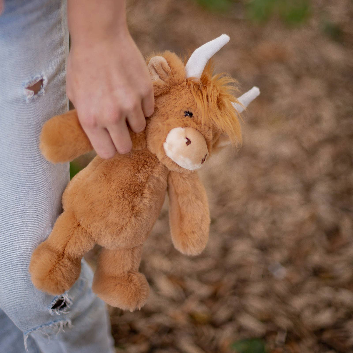 Highlandee Cow Plush Stuffed Animal