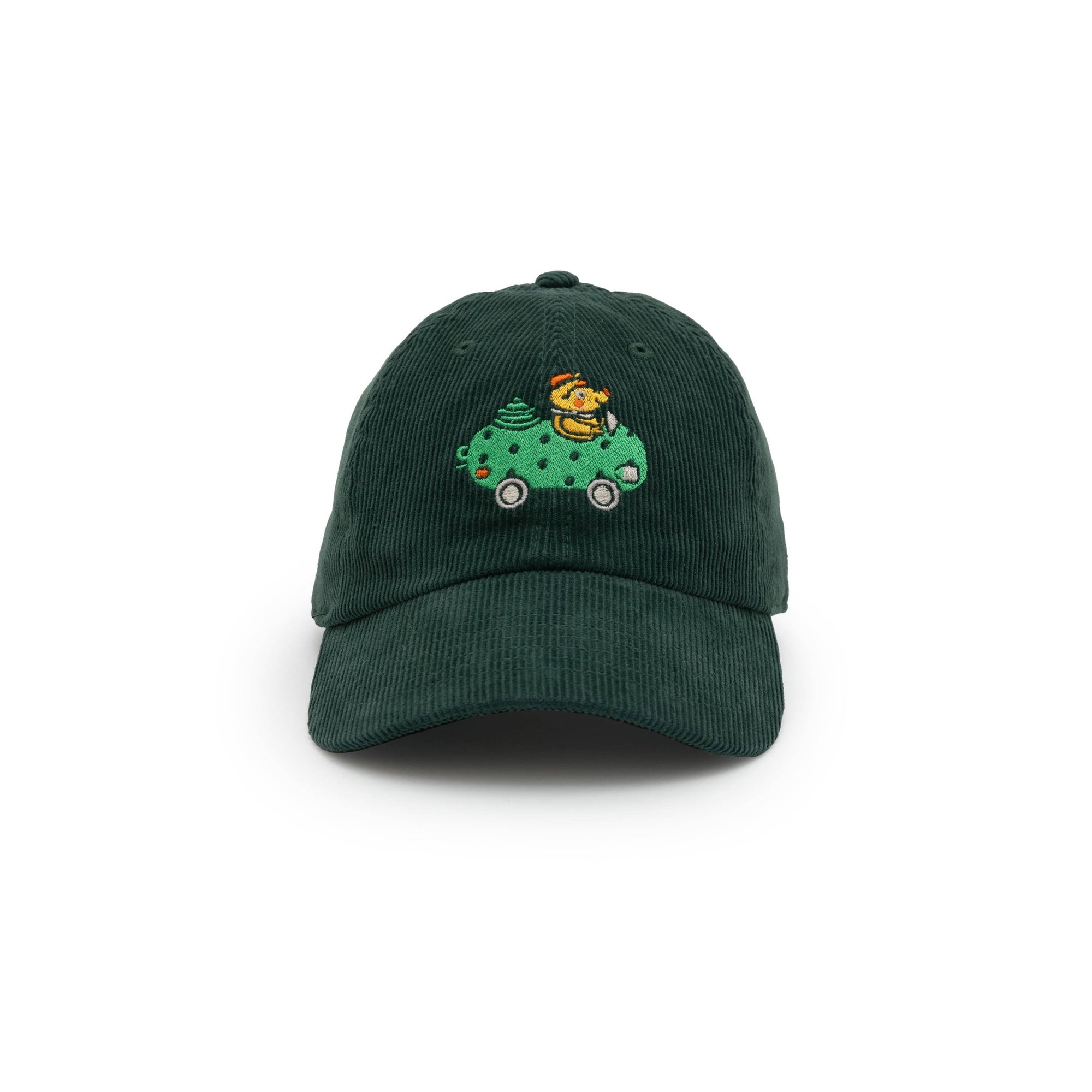 Richard Scarry: Corduroy Embroidered Pickle Car Hat - Baby Dill
