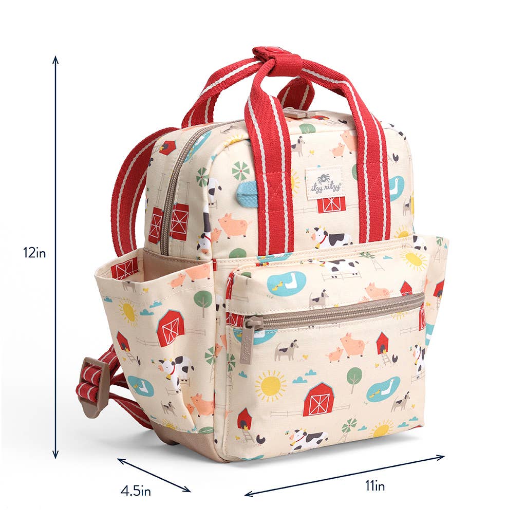 Itzy Ritzy - Itzy Bitzy Backpack - Baby Dill
