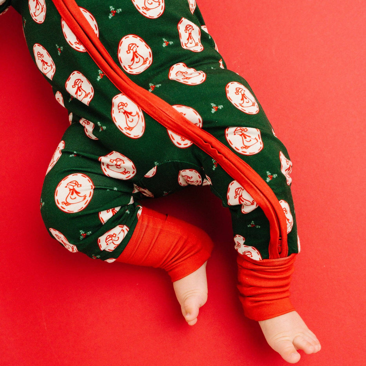 Christmas Goose Double Zip Bamboo Sleeper