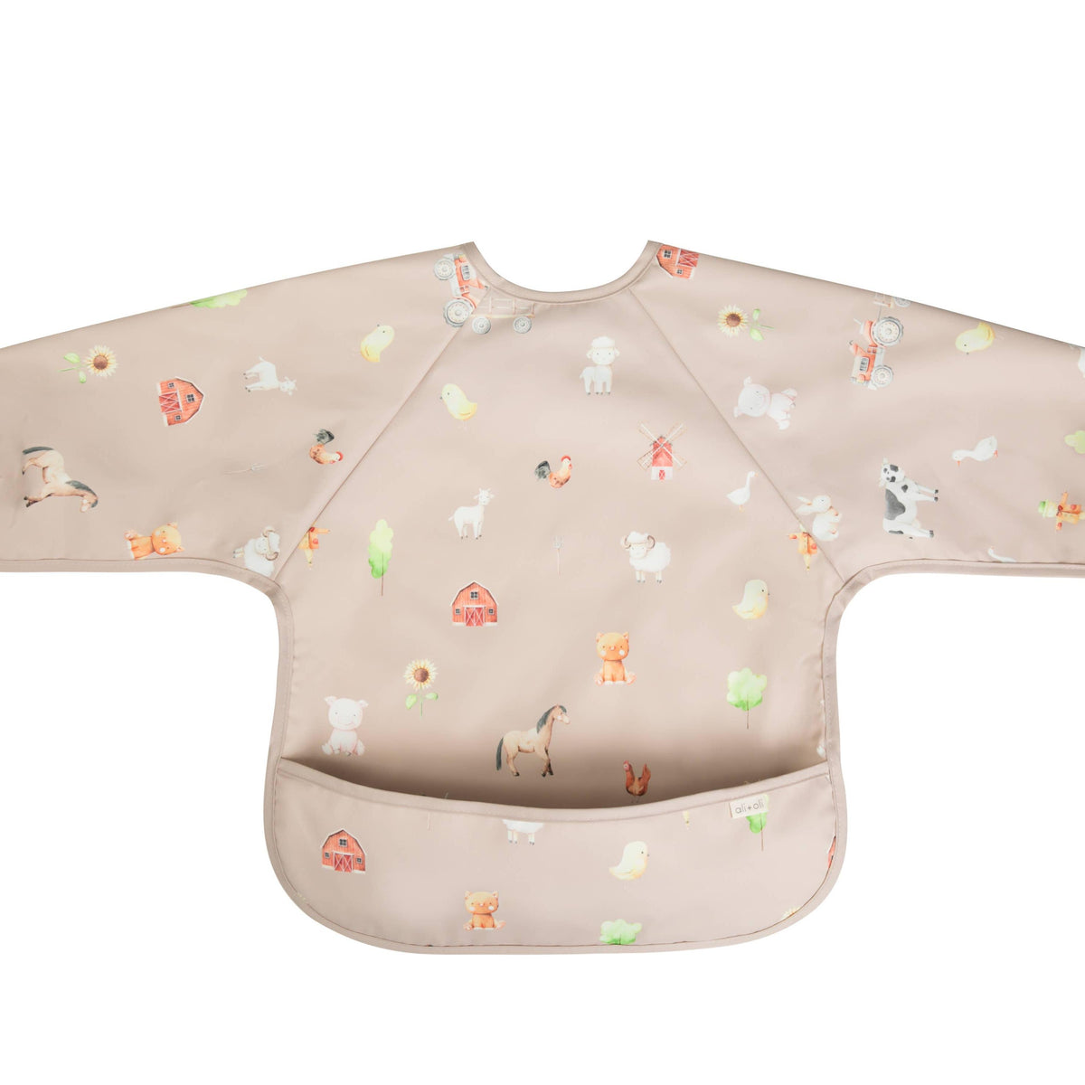 Smock Bib for Baby & Toddler Long Sleeve - Baby Dill