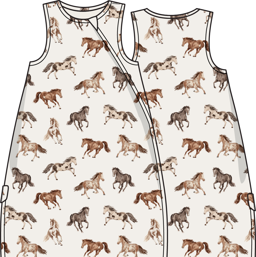 Sleep Sack | Bag - Wild Horses