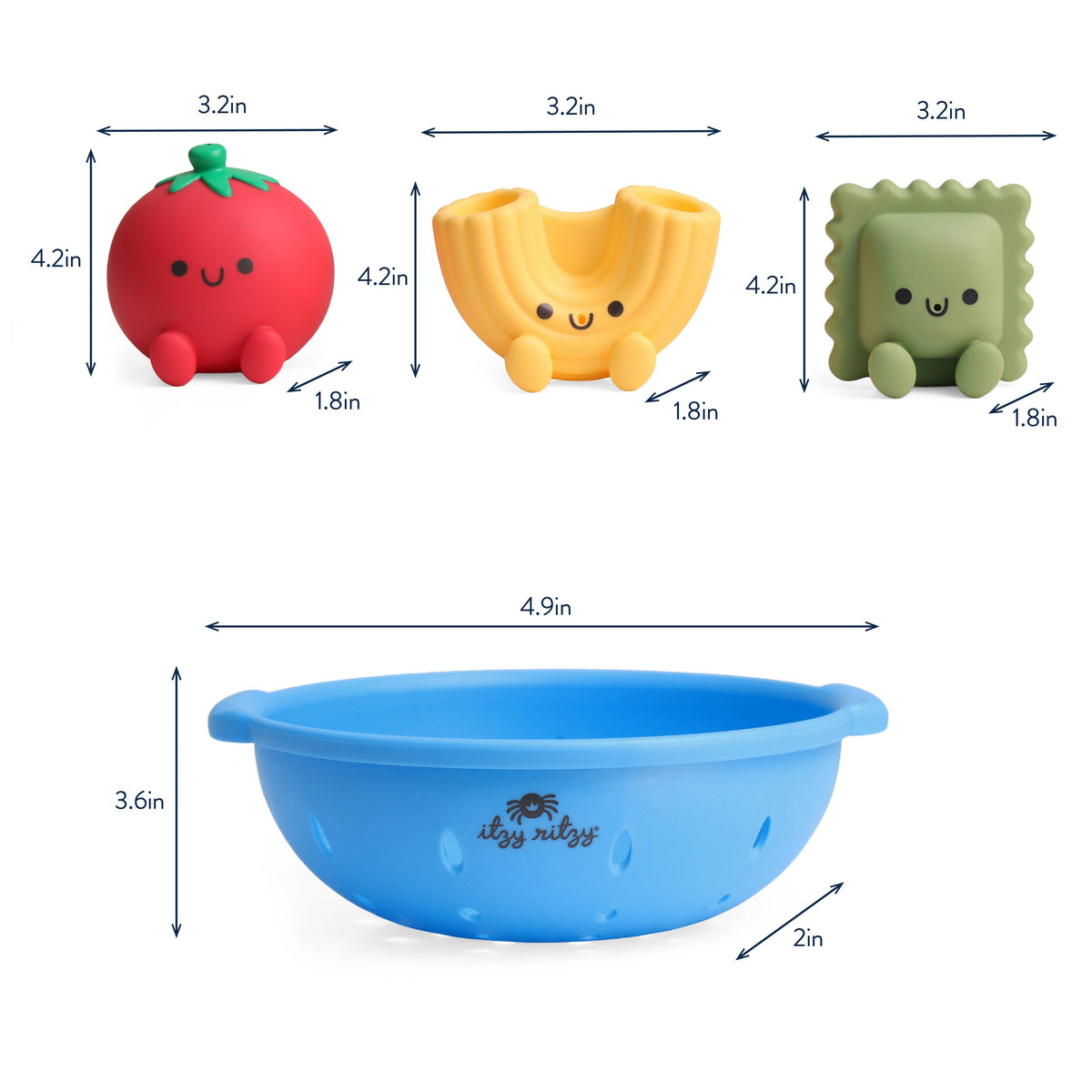 Itzy Ritzy - *NEW* Pasta Itzy Splash Pals™ - Baby Dill