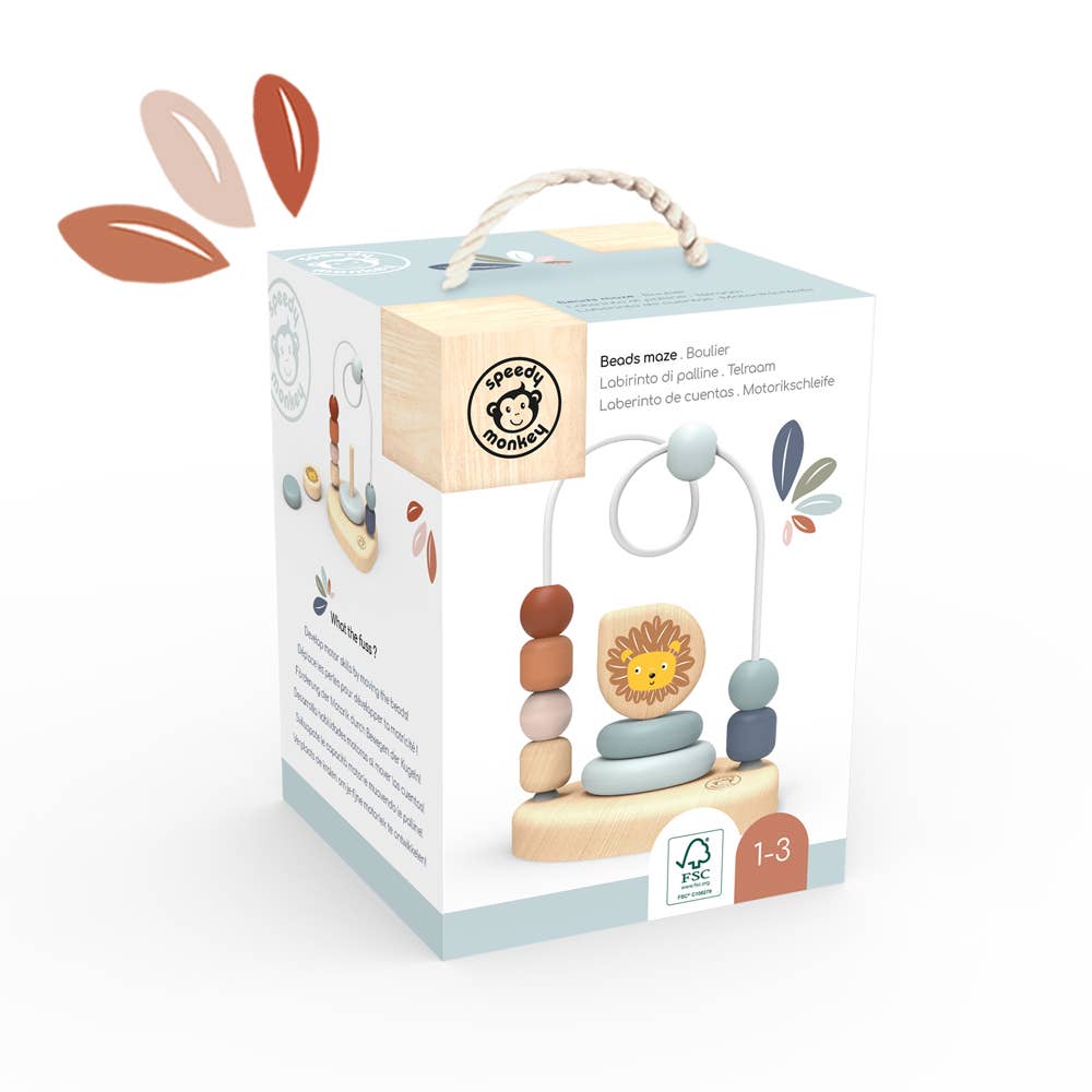 Wood Bead Maze Toy