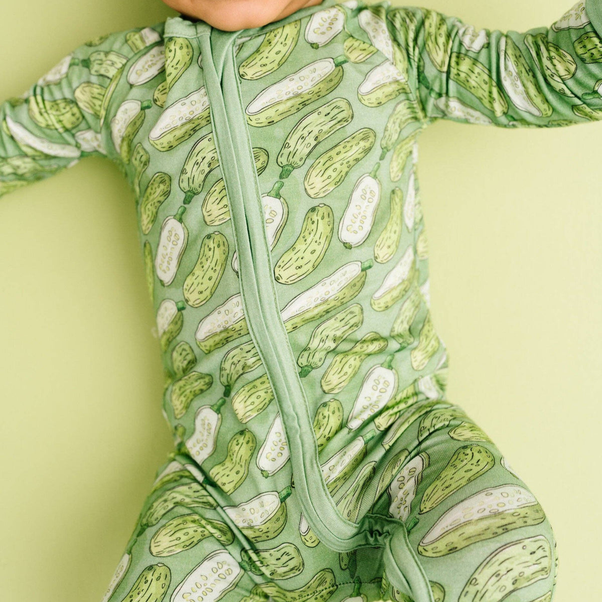 Pickle Bamboo Sleeper - Baby Dill