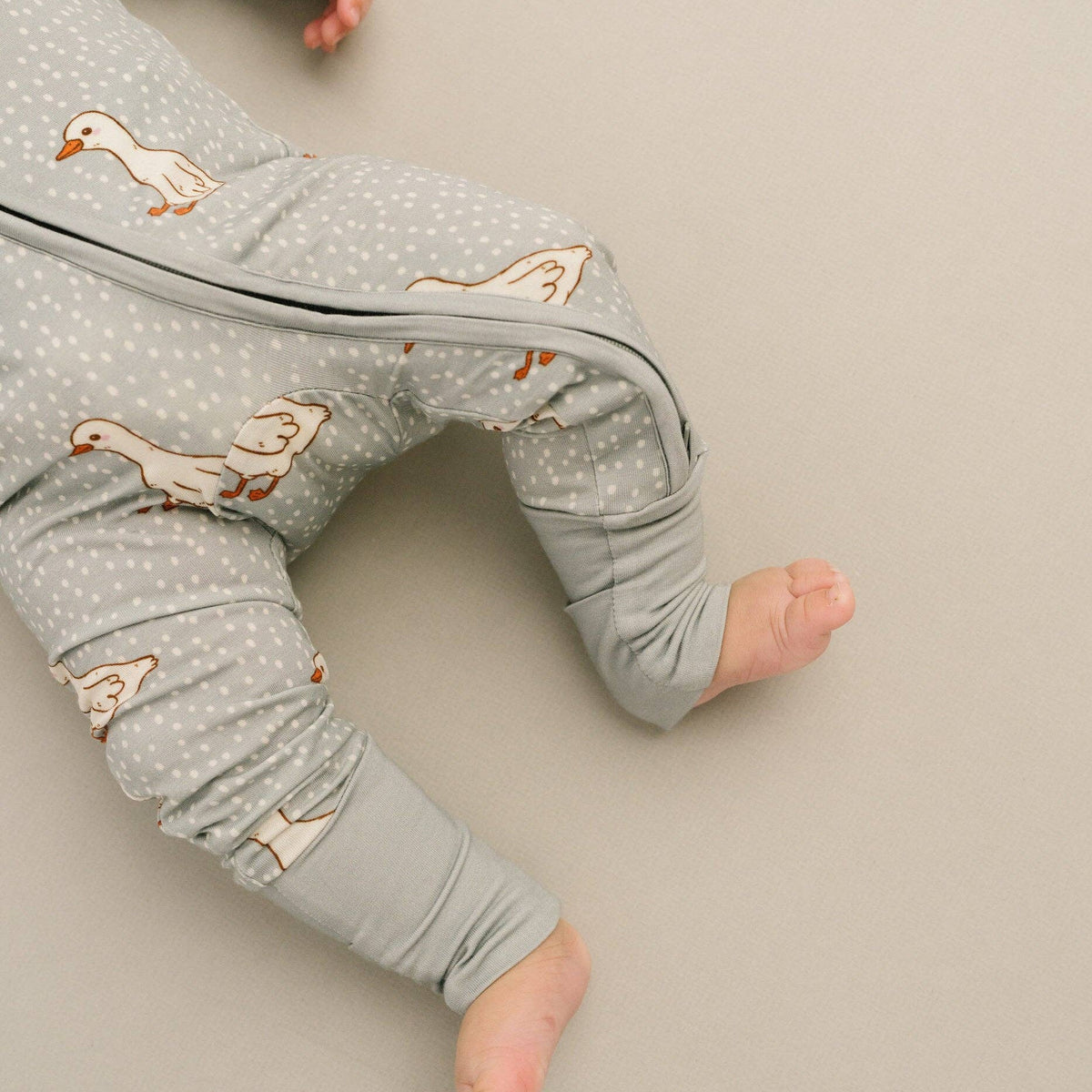 Little One Shop - Classic Goose Bamboo Sleeper - Baby Dill