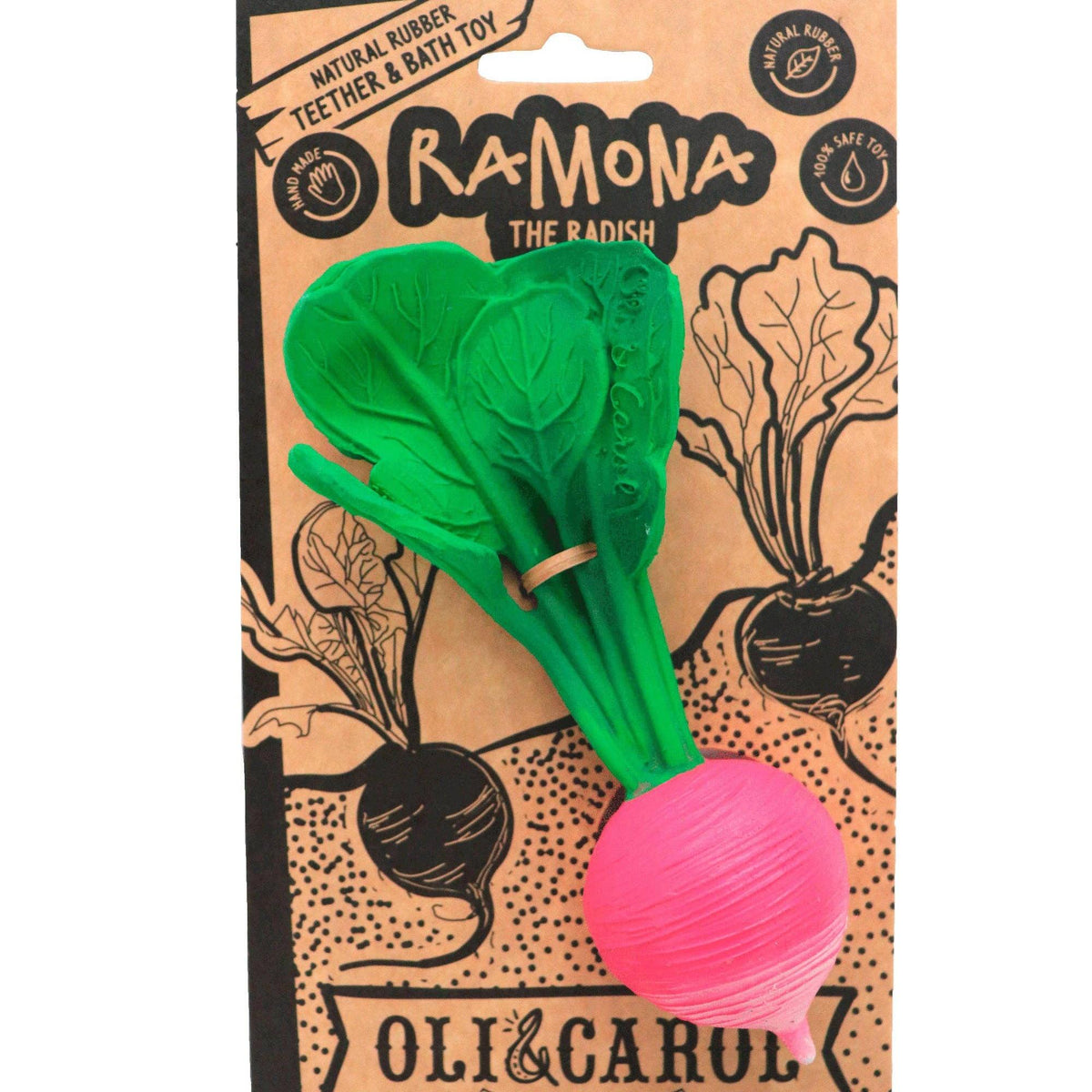 Ramona the Radish Teether - Baby Dill