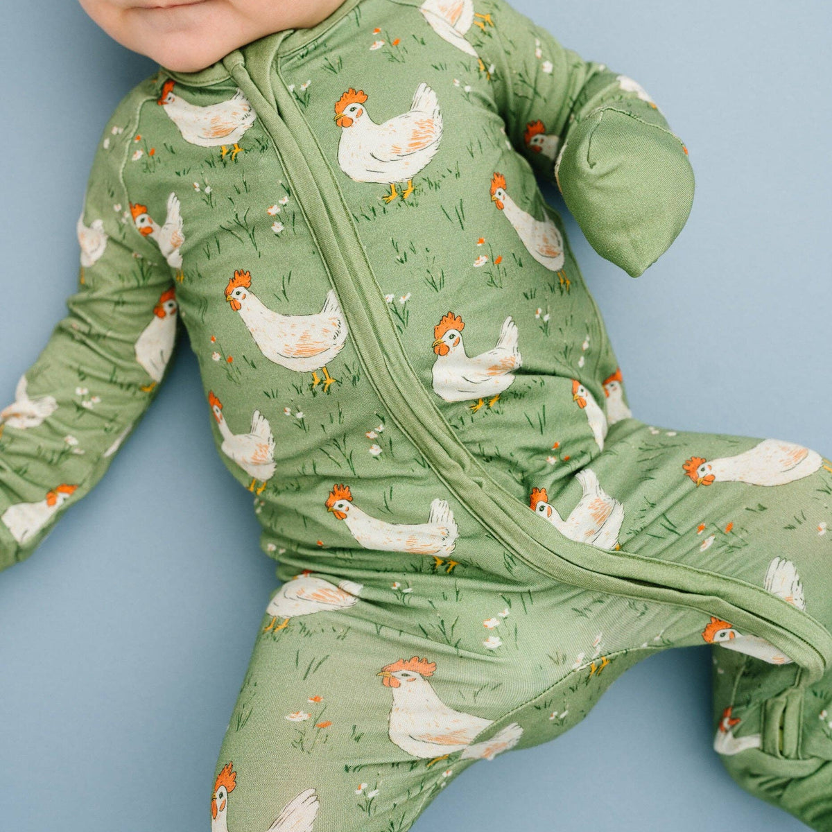 Spring Chicken Double Zip Bamboo Sleeper