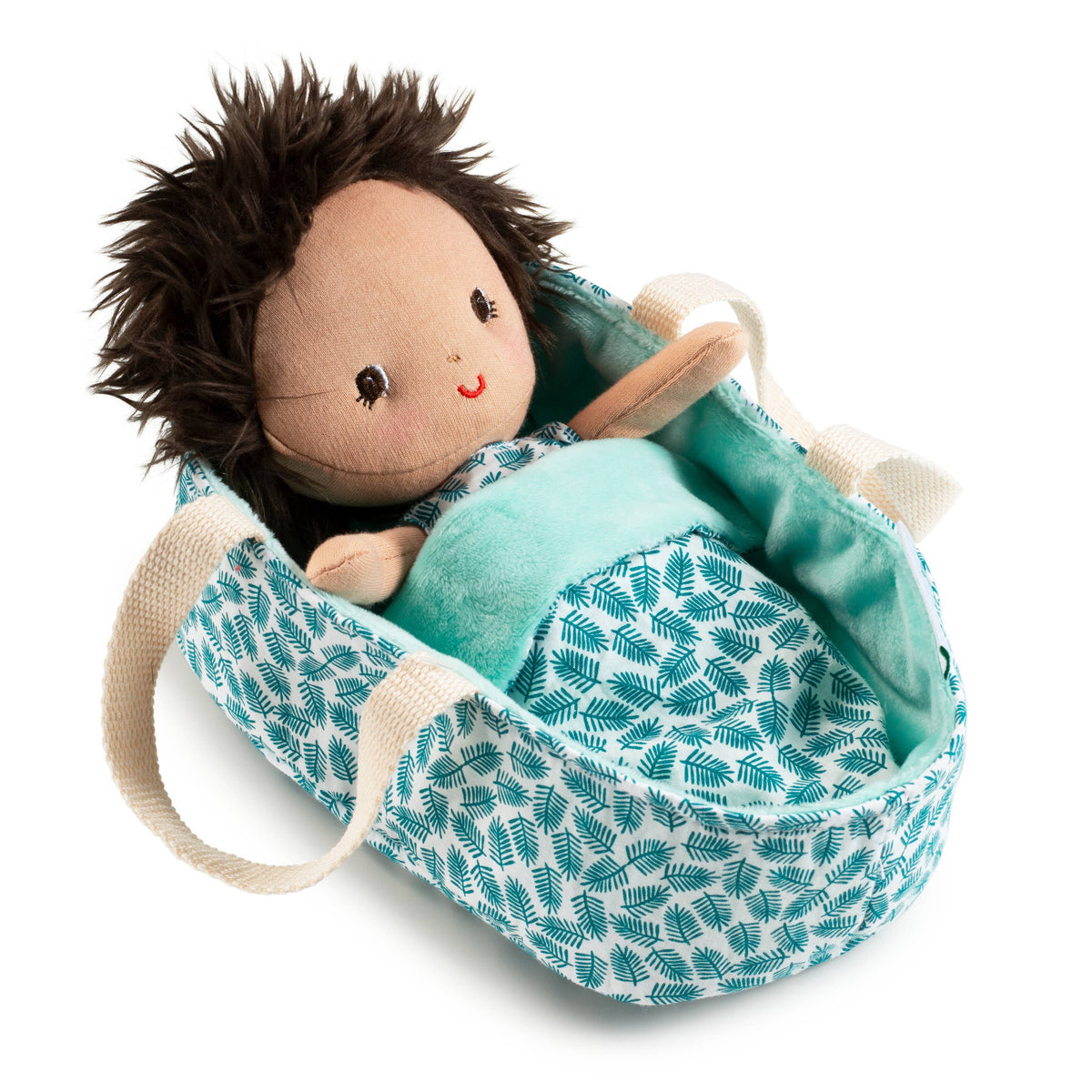 Janod - Ari Baby | Doll & Carrier | Pretend Play | 12 Months+ - Baby Dill