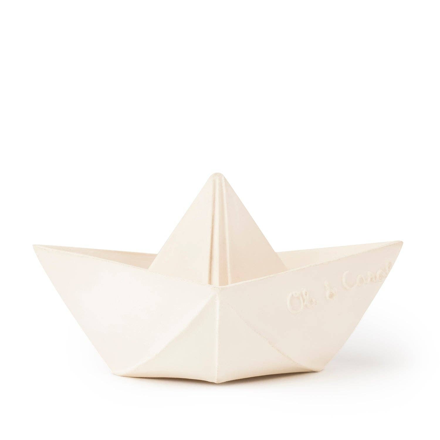 Oli & Carol - Origami Boat White - Baby Dill