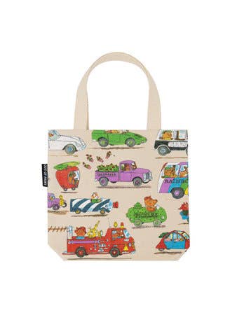 Richard Scarry Cars and Trucks Mini Tote - Baby Dill